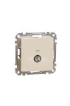 SCHNEIDER SDD112471 NEW SEDNA TV socket, end cap, 4 dB, beige