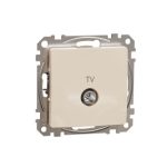   SCHNEIDER SDD112471 NEW SEDNA TV socket, end cap, 4 dB, beige