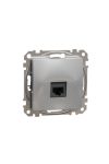 SCHNEIDER SDD113461 NEW SEDNA 1xRJ45 Cat6 UTP socket, aluminum