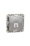 SCHNEIDER SDD113491 NEW SEDNA 1xRJ11 socket, aluminum