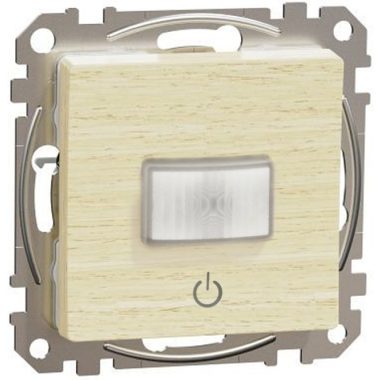 SCHNEIDER SDD180384 SEDNA WISER Motion sensor, with pressure, 160 °, 10A, birch