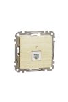 SCHNEIDER SDD180491 NEW SEDNA 1xRJ11 socket, birch