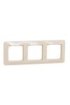 SCHNEIDER SDD312803 SEDNA DESIGN Triple frame, universal, beige