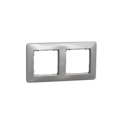   SCHNEIDER SDD313802 SEDNA DESIGN Double frame, universal, aluminum