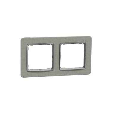 SCHNEIDER SDD390802 SEDNA ELEMENTS Double frame, universal, cement