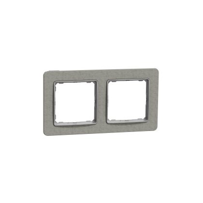   SCHNEIDER SDD390802 SEDNA ELEMENTS Double frame, universal, cement
