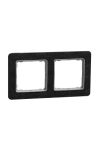 SCHNEIDER SDD391802 SEDNA ELEMENTS Double frame, universal, slate