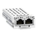   SCHNEIDER VW3A3720 Altivar frekvenciaváltó kiegészítő, Kommunikációs modul, Ethernet/IP-Modbus tCP/IP, 2xRJ45, ATV600 frekvenciaváltóhoz