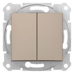   SCHNEIDER SDN0300168 SEDNA Chandelier Switch, spring mounting, 10AX, titanium (105)