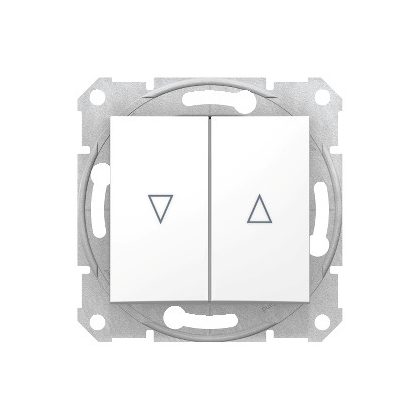   SCHNEIDER SDN1300321 SEDNA Shutter switch, spring connection, 10AX, white