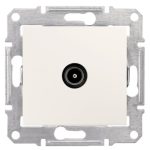 SCHNEIDER SDN3201223 SEDNA TV socket, through, 8 dB, cream