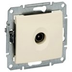 SCHNEIDER SDN3201247 SEDNA TV socket, through, 8 dB, beige