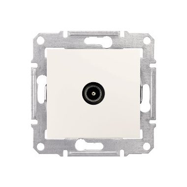 SCHNEIDER SDN3201623 SEDNA TV socket, end cap, 1 dB, cream