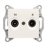   SCHNEIDER SDN3301323 SEDNA TV / R socket, through, 8 dB, cream