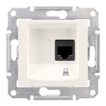 SCHNEIDER SDN4500123 SEDNA 1xRJ45 Cat5e STP socket, cream