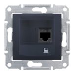 SCHNEIDER SDN4700170 SEDNA 1xRJ45 Cat6 UTP socket, graphite