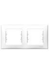 SCHNEIDER SDN5800321 SEDNA Double frame, horizontal, white