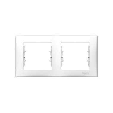 SCHNEIDER SDN5800321 SEDNA Double frame, horizontal, white