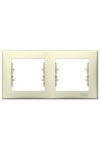 SCHNEIDER SDN5800347 SEDNA Double frame, horizontal, beige