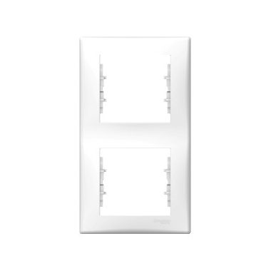 SCHNEIDER SDN5801121 SEDNA Double frame, vertical, white