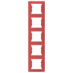 SCHNEIDER SDN5801541 SEDNA Five-frame, vertical, red