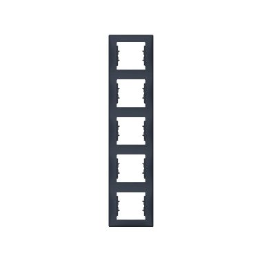 SCHNEIDER SDN5801570 SEDNA Five-frame, vertical, graphite