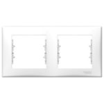 SCHNEIDER SDN5810621 SEDNA Double frame, IP44, white