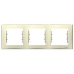 SCHNEIDER SDN5810747 SEDNA Triple frame, IP44, beige