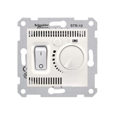 SCHNEIDER SDN6000123 SEDNA Room thermostat, 10A, cream