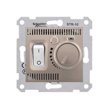 SCHNEIDER SDN6000168 SEDNA Room thermostat, 10A, titanium