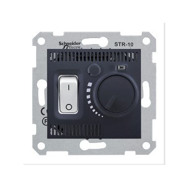 SCHNEIDER SDN6000170 SEDNA Room thermostat, 10A, graphite