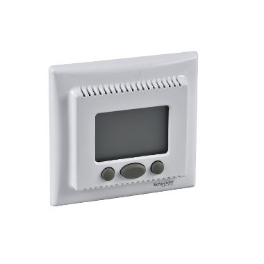 SCHNEIDER SDN6000221 SEDNA Programmable room thermostat, 16A (supplied with frame), white