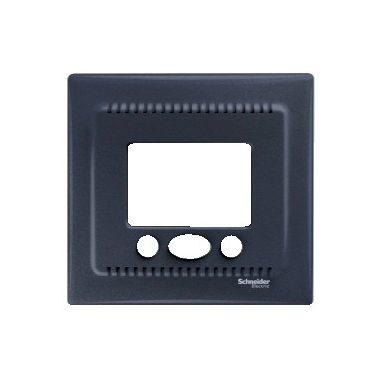 SCHNEIDER SDN6000270 SEDNA Programmable room thermostat, 16A (supplied with frame), graphite