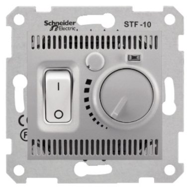 SCHNEIDER SDN6000360 SEDNA Room thermostat for underfloor heating, 10A, aluminum