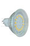 TRACON SMD-MR16-15-CW SMD LED spot fényforrás 12V AC/DC, MR16, 4W, 6400K, 320lm, 15×LED3528, 120°