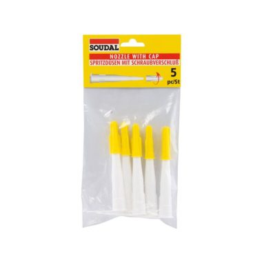 SOUDAL 108762 Szilikoncsőr szett 5 db-os / bliszter