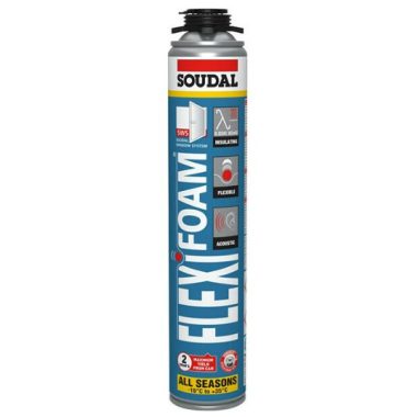 SOUDAL 118685 Pisztolyhab Soudafoam Flexifoam 750ml - 4 évszakos (rugalmas, dilatáló hézagokba)