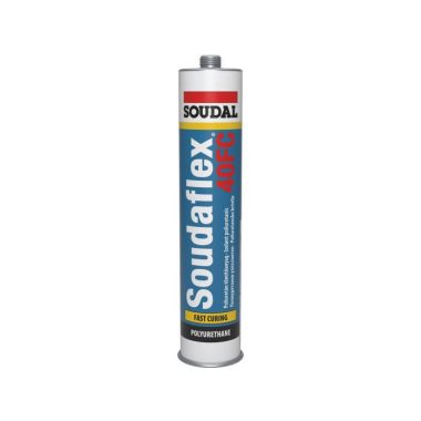 SOUDAL 146207 Soudaflex 40 FC szürke 300ml - PU tömítő/ragasztó