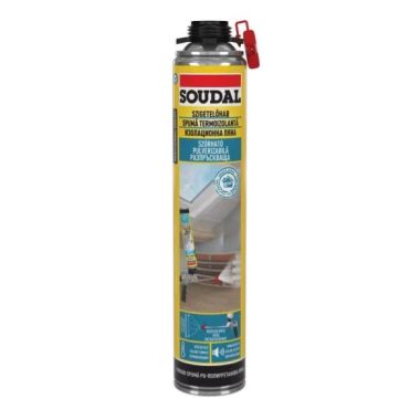 SOUDAL 155984 Pisztolyhab, 700ml, szórható, szigetelő purhab