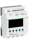 SCHNEIDER SR2B121JD LCD kijelzős, 12 I/O, 4 analóg bemenet, relés, 12VDC