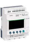 SCHNEIDER SR2B122BD LCD kijelzős, 12 I/O, 4 analóg bemenet, tranzisztoros, óra, 24VDC