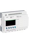 SCHNEIDER SR2B202BD LCD kijelzős, 20 I/O, 8 analóg bemenet, tranzisztoros, óra, 24VDC