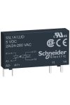 SCHNEIDER SSL1A12BD SSL sorkapocs szilárdtestrelé, 1f, nullfesz kapcs, 1NO, 24...280 VAC, 2A, 24VDC