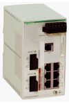 SCHNEIDER TCSESB083F2CU0 ConneXium Basic switch, 6 x TX réz + 2 x FX-MM optika, menedzselhető