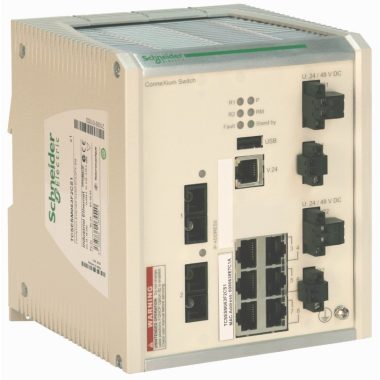 SCHNEIDER TCSESM063F2CS1 ConneXium Extended Switch 6TX / 2FX-SM