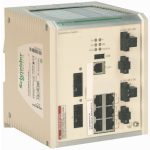   SCHNEIDER TCSESM083F23F1C ConneXium switch, 8 x TX réz, menedzselhető, lakkozott