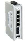 SCHNEIDER TCSESPU053F1CU0 ConneXium Premium switch, 4 x TX réz + 1 x FX-MM optika, IP40, nem menedzselhető