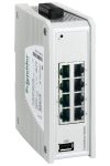 SCHNEIDER TCSESPU083FN0 ConneXium Premium switch, 8 x TX réz, IP40, nem menedzselhető