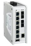 SCHNEIDER TCSESPU093F2CU0 ConneXium Premium switch, 7 x TX réz + 2 x FX-MM optika, IP40, nem menedzselhető