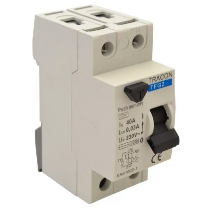   TRACON TFG2-16030 Bloc cu protectie diferentiala  2-pin 16A, 30mA, 6kA, A / AC